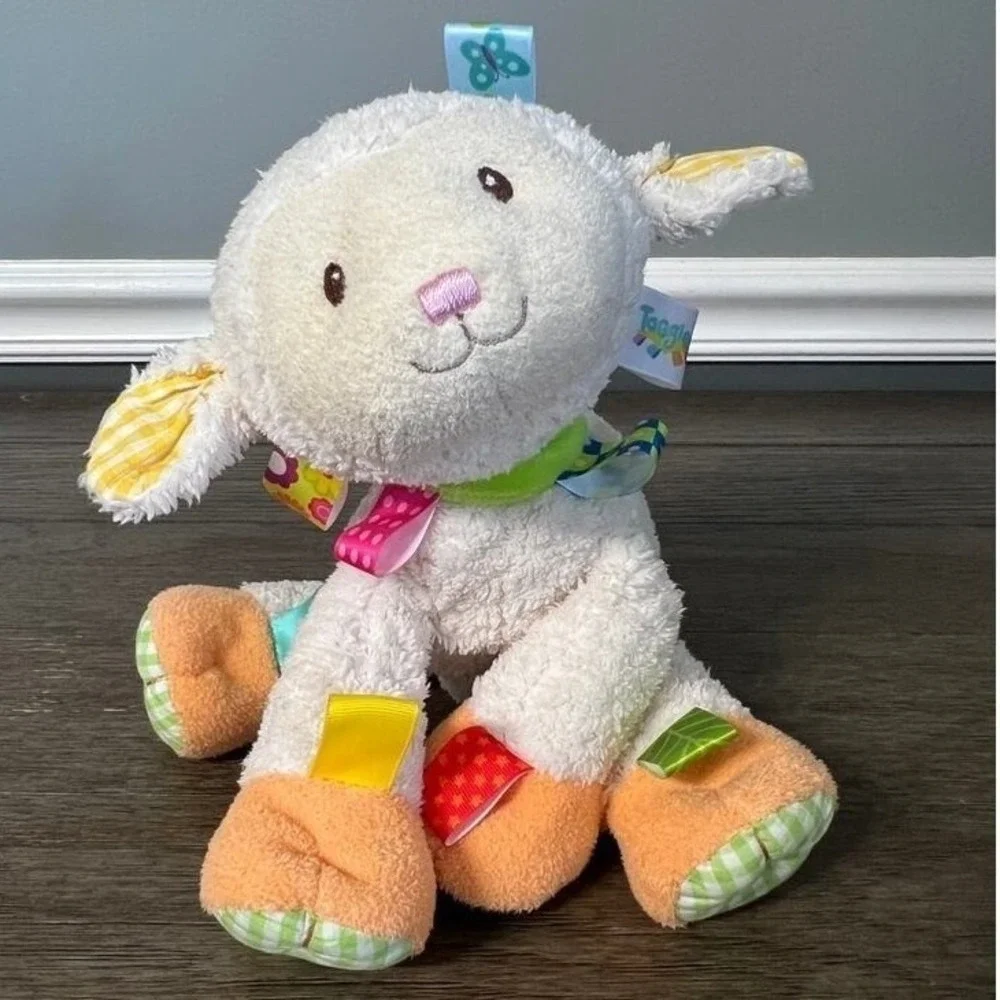 Taggies‎ Signature Collection Lamb Sheep Plush Stuffed Animal Sensory Baby Toy